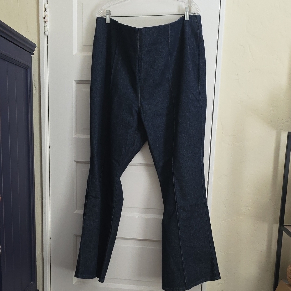 SPANXshape™ Original EveryWearZero Waistband Micro Flare Jeans | Raw Indigo